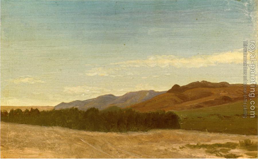 Albert Bierstadt : The Plains Near Fort Laramie